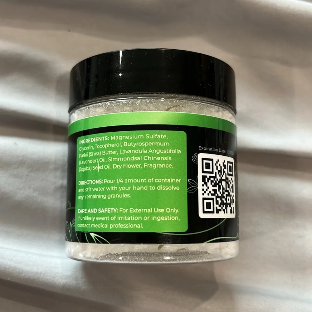 Organic Alchemy Stress Relief Pure Epsom Salts - Rosemary & Mint